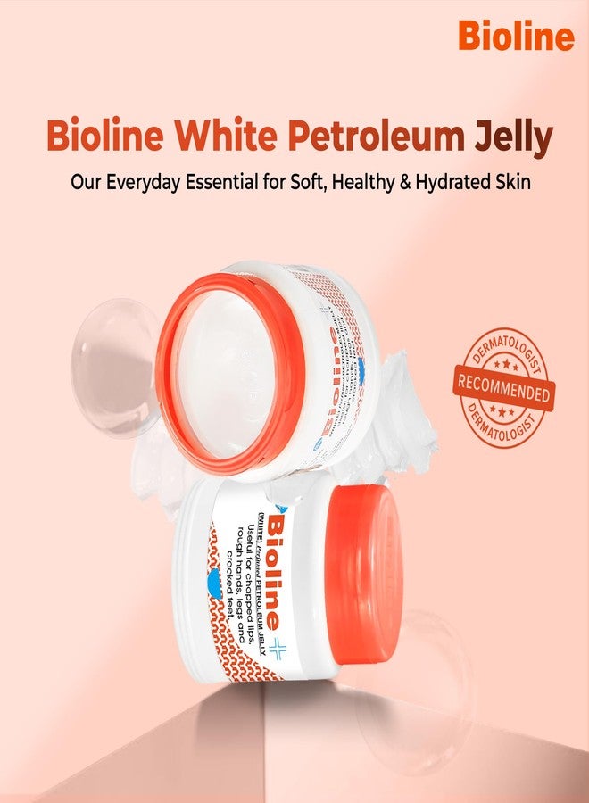 Bioline White Perfumed Petroleum Jelly | Deep Moisture & Skin Protection | Heals Dry Skin, Chapped Lips, Cracked Heels & Minor Cuts | Daily Use for All Skin Types- 50g (Pack of 3) - Image 5