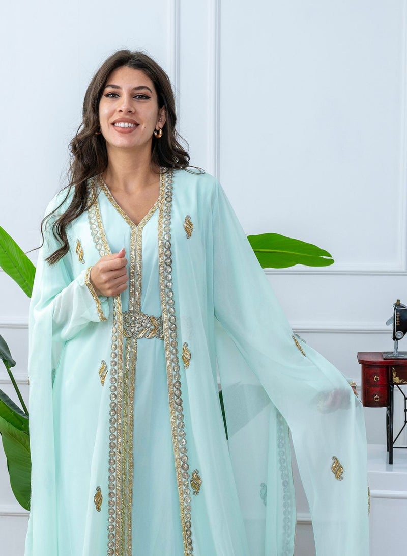AL BENT AL SHARQIEH kaftan , arabian dress - Image 2