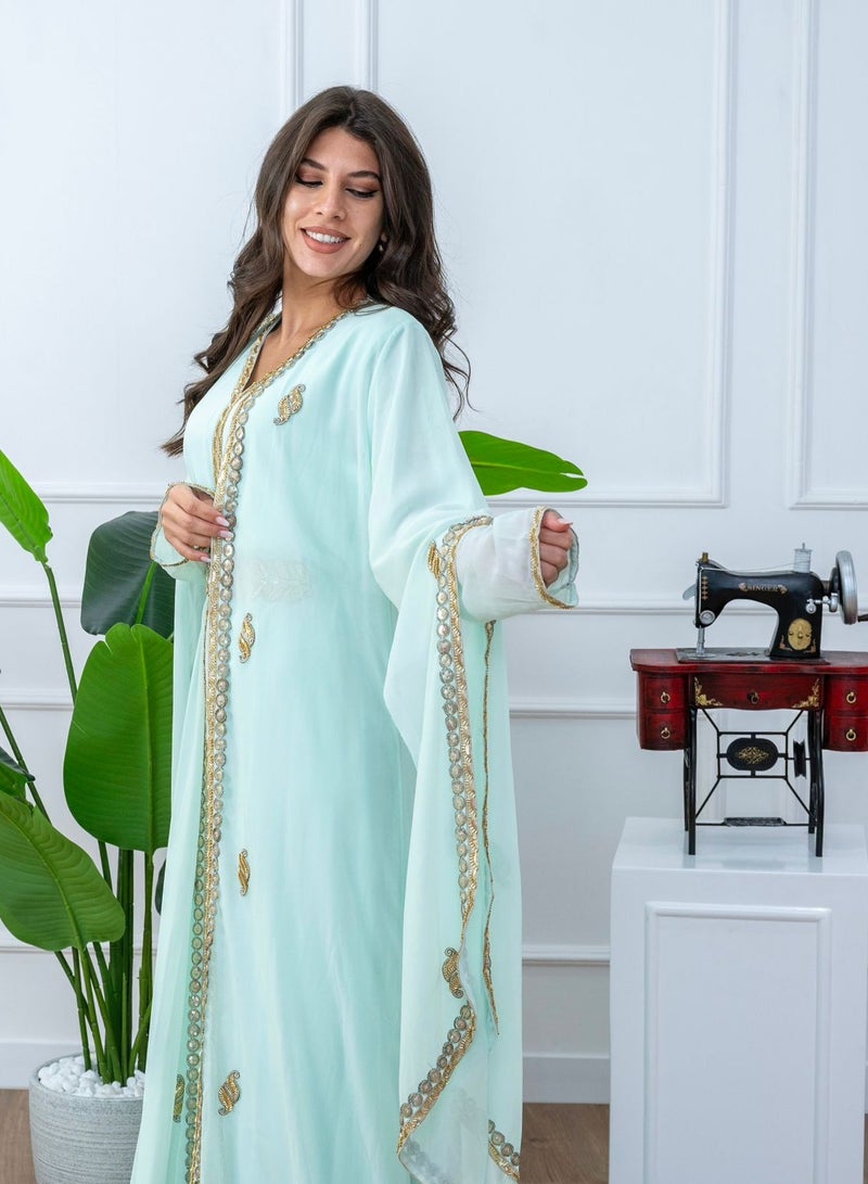 AL BENT AL SHARQIEH kaftan , arabian dress - Image 3