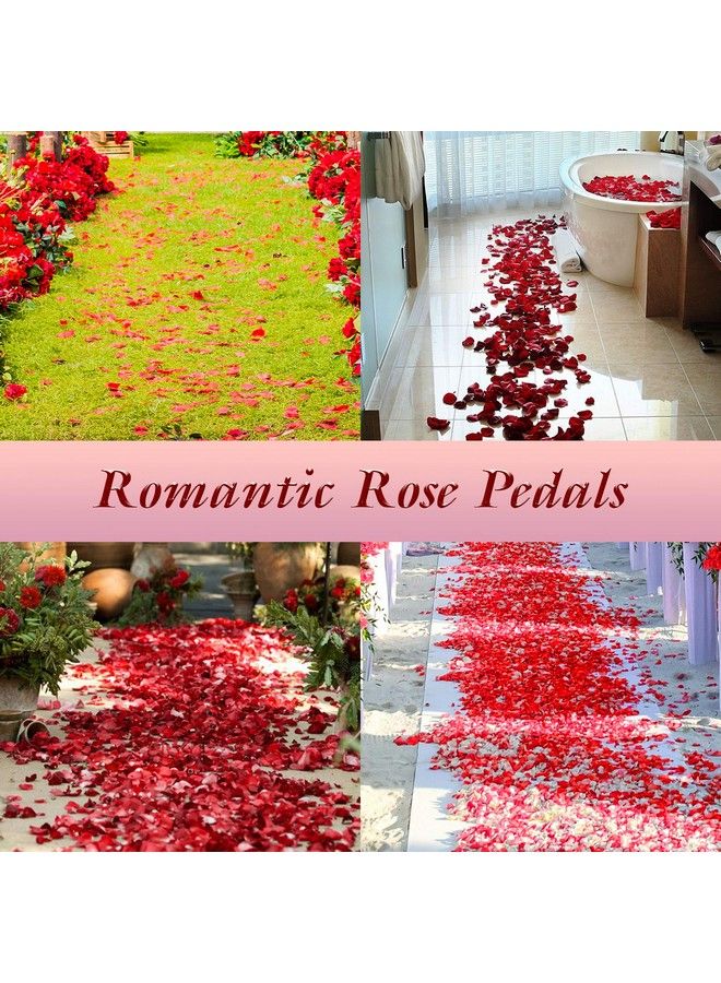 Childom 2000 Pcs Gold Rose Petals Artificial Flower Petals Silk Rose Petals For Wedding Romantic Valentines Day Decor For Bedroomweddingsromantic Nightparty Table Dining Room - Image 5