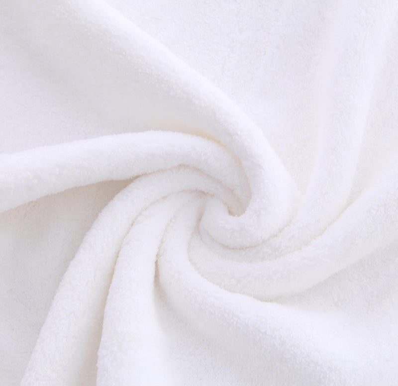 Spotted Play 8 Pack Large Burp Cloths for Baby - 20" by 10" Ultra Absorbent Burping Cloth, Washcloths, Newborn Towel - Milk Spit Up Rags Burp Clothes for Unisex, Boy, Girl (White) - Image 5