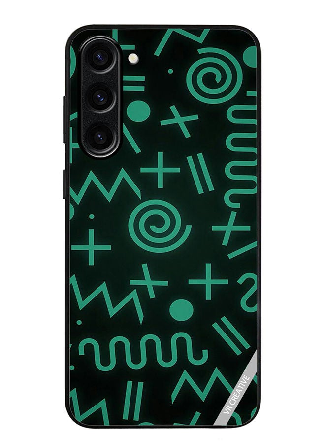 VR CREATIVE Protective Case Cover For Samsung Galaxy S23 Plus Geometry Shapes Abstract Design Multicolour - Image 1