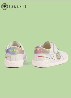 Taranis Classic White Slip On Kids Sneakers  - Image 3