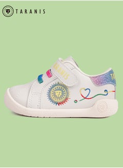 Taranis Classic White Slip On Kids Sneakers  - Image 4