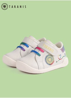 Taranis Classic White Slip On Kids Sneakers  - Image 5