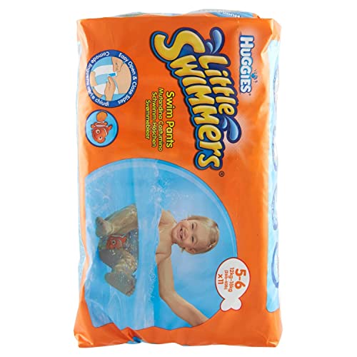 HUGGIES LITTLE SWIMMERS BABY SWIM PANTS 11PC (5-6) (12-18KG) - Image 4