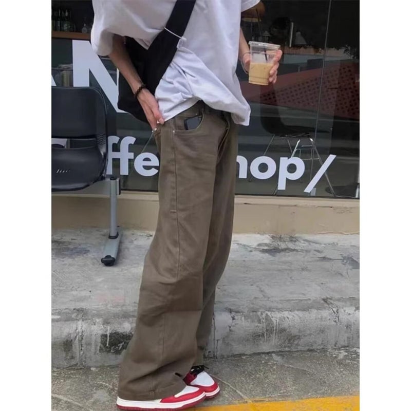 Unisex Classic Denim Jeans Loose Fit Daily Outdoor Wear - Image 5