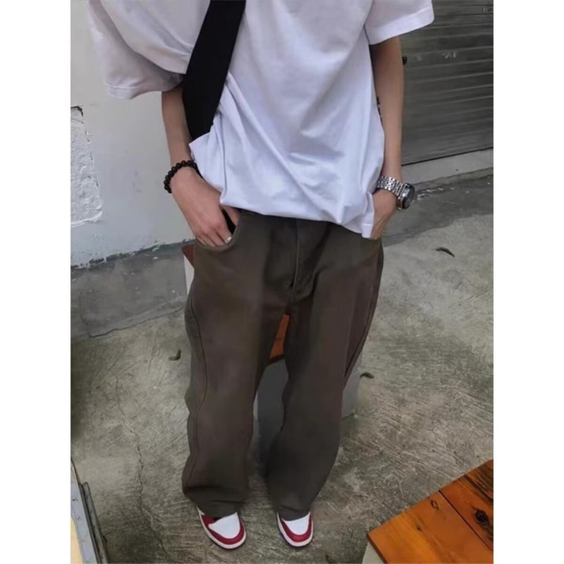 Unisex Classic Denim Jeans Loose Fit Daily Outdoor Wear - Image 4