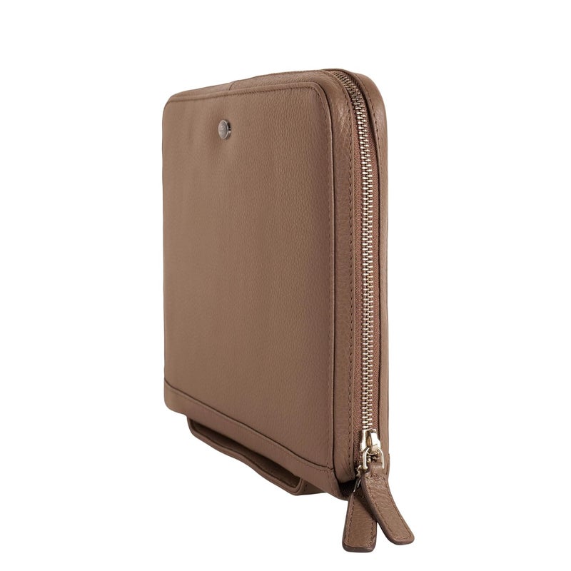 Perf Genuine Leather Portfolio Case | Multipurpose Document Holder, Certificate Folder, iPad & Stationery Organizer | Premium Finish for Office & Travel - Image 3