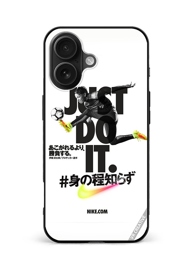 VR CREATIVE Protective Case Cover For Apple iPhone 16 Nike Just Do It Design Multicolour