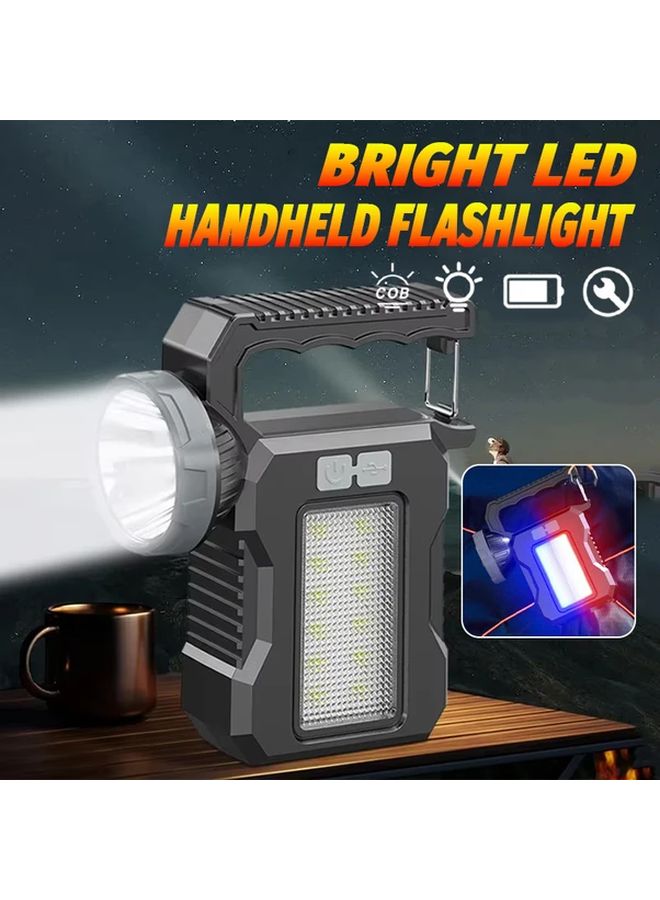 USB Rechargeable Motion Sensor LED Flashlight Lantern Outdoor Handheld Lamp - Image 2