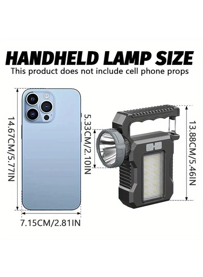 USB Rechargeable Motion Sensor LED Flashlight Lantern Outdoor Handheld Lamp - Image 4