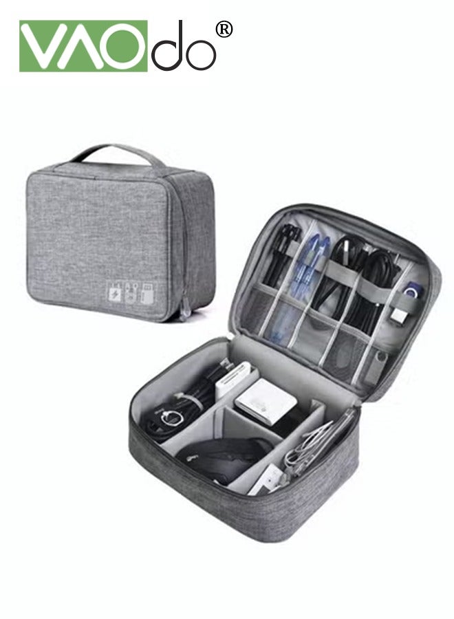 VAOdo Electronic Storage Box Data Cable Power Bank U Disk Arrangement Large-capacity Water Proof Digital Accessories Storage Bag - Image 1