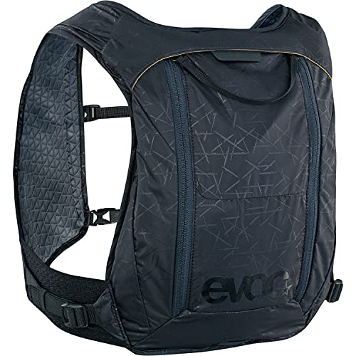 EVOC Hydro PRO 3 + 1,5l Hydration Bladder, Hydration Backpack for Cycling, Hiking or Jogging, (Extra Light, Two Nutrition COMPARTMENTS, Two Chest Strap Pockets, 1,5l Camel Pack), Black - Image 5