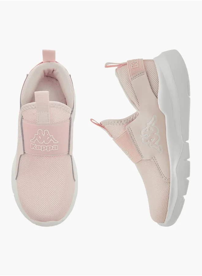 Kappa Girls' Logo Detail Slip-On Sports Shoes with Pull Up Tab