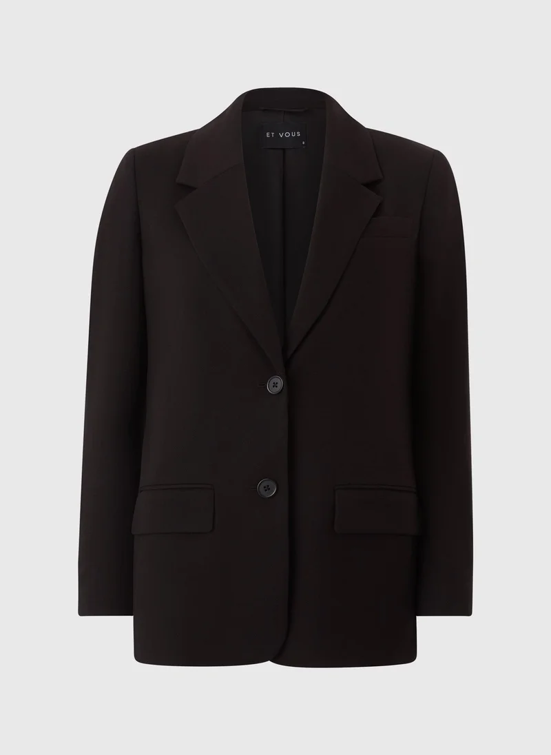 Matalan Black Et Vous Black Ponte Blazer for Women | Best Price UAE