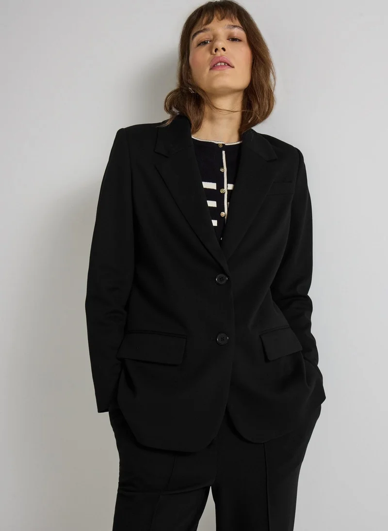 Matalan Black Et Vous Black Ponte Blazer for Women | Best Price UAE
