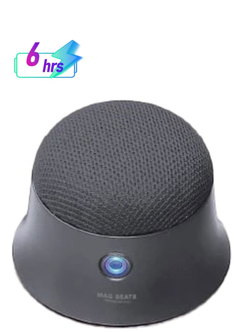 Pawa Pawa Mini Magsafe Speaker Lightweight and Easy to Carry / Enhanced Bass / Compact and Portable / MagSafe Absorption - Metal Black  - Image 1