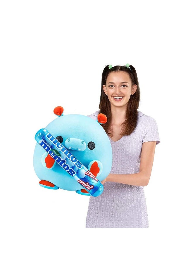 Zuru Snackles Hippo Holding Mentos Plush Toy (35 cm) - Image 2