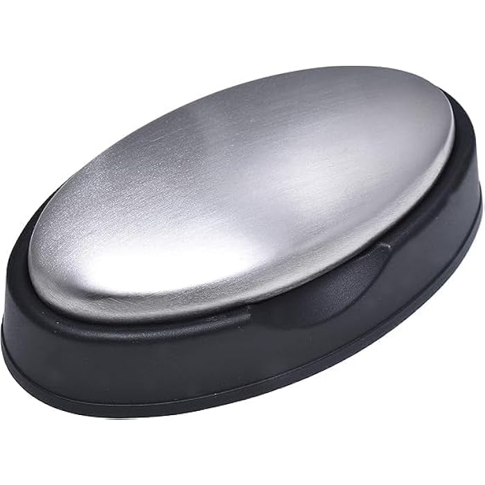 Strong Odor Eliminating Metal Soap - Quick and Effective Cleaning Hands from Tough Cooking Odors.Does Not Melt and Last. with Convenient Holder.|From Generic - Image 1