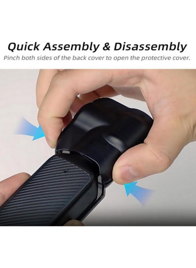 Black Plastic Protective Case for DJI Osmo Pocket 3 Durable Handheld Gimbal Camera Cover Essential for DJI Osmo Pocket 3 Accessories