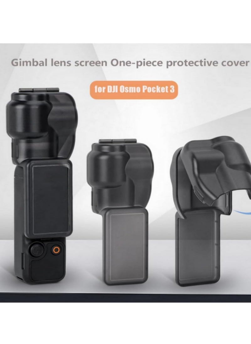 Black Plastic Protective Case for DJI Osmo Pocket 3 Durable Handheld Gimbal Camera Cover Essential for DJI Osmo Pocket 3 Accessories