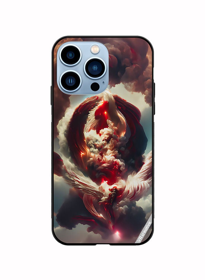 VR CREATIVE Protective Case Cover For Apple iPhone 14 Pro A New Angel Reborn Foundation Design Multicolour - Image 1