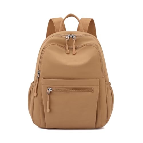 Tanweibago Mini Nylon Women Backpacks11L Small Ladies backpacks Casual Lightweight Women Shopping Travel Daypack Z1camel - Image 1
