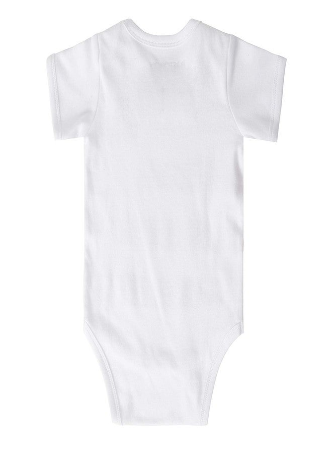 Postobon Newborn Baby Girl Boy US Unique Soccer Bodysuits Onesie (white, 12-18 Months) - Image 2