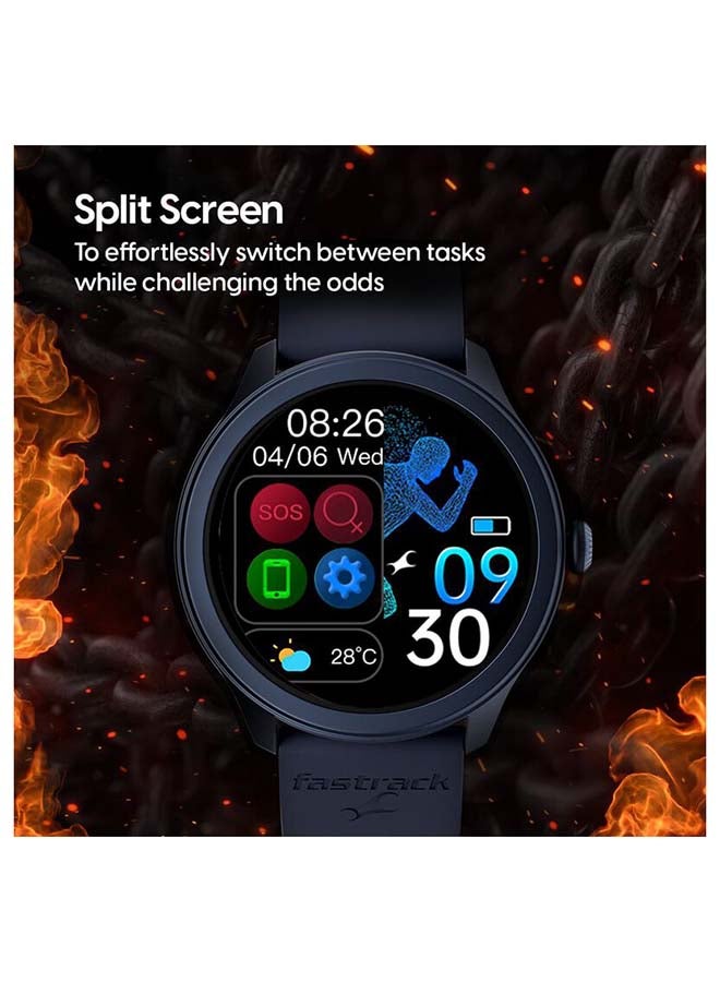 fastrack Reflex Invoke Smart Watch 1.39 Inch Super UltraVU Display Black - Image 4