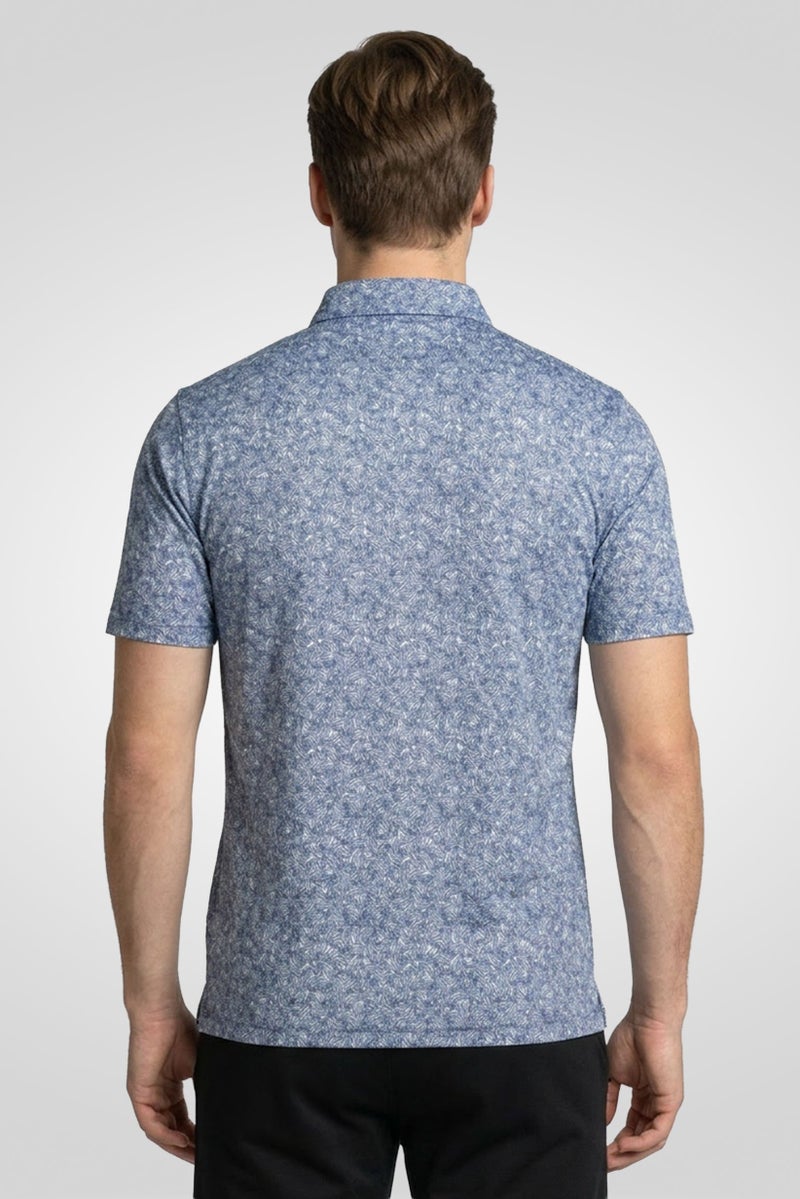 Greg Norman Men Sportswear Fit Short Sleeve Outdoor Polo Shirt, Multicolor - Image 4