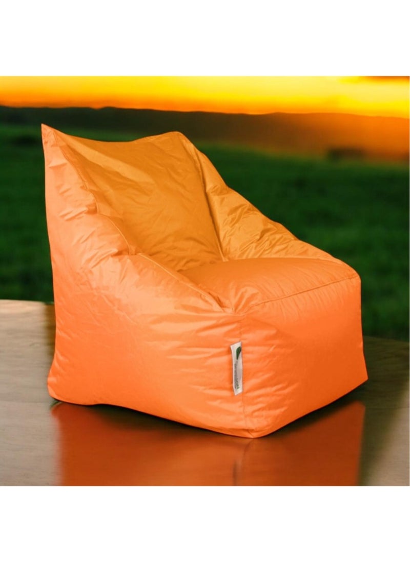 ANDERSON Grand Waterproof Bean Bag – Comfort and Style that Lasts - Orange - 85x85x80 cm  - Image 3