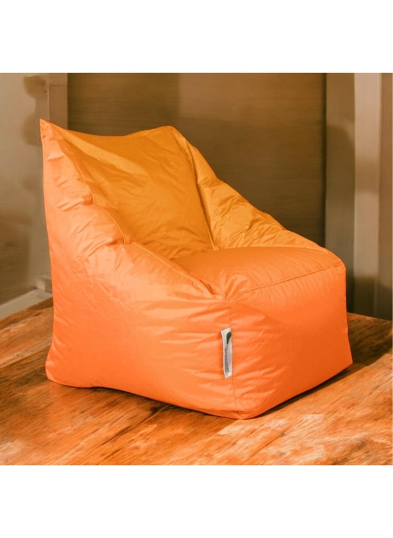ANDERSON Grand Waterproof Bean Bag – Comfort and Style that Lasts - Orange - 85x85x80 cm  - Image 4