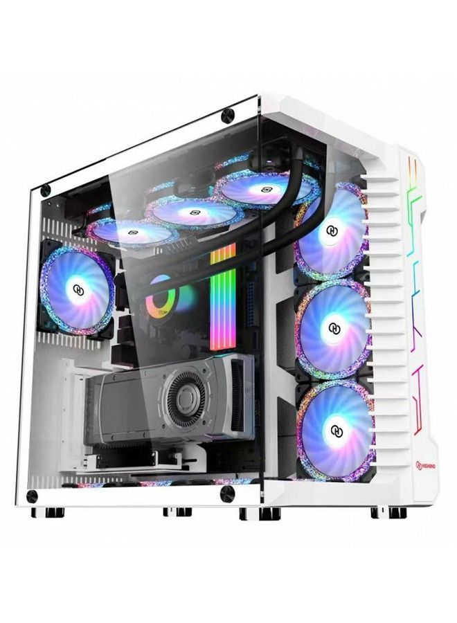 HIGHEND COVID 55 PLUS RGB  Gaming Case  supports ATX and M-ATX boards with a metal thickness of 0.8 mm - Image 1