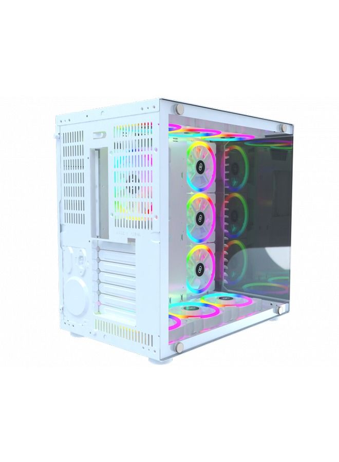 HIGHEND COVID 55 PLUS RGB  Gaming Case  supports ATX and M-ATX boards with a metal thickness of 0.8 mm - Image 2