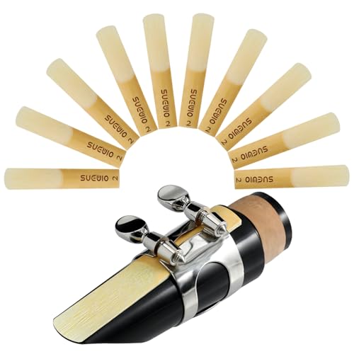 SUEWIO Bb Clarinet Traditional Reeds, Strength 2.0, Box of 10 - Image 1