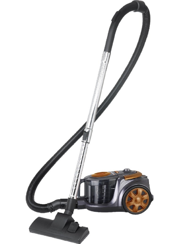 REBUNE Bagless Vacuum Cleaner, Powerful Suction, 3 L 2000 W RE-9-031 Gold - Image 1