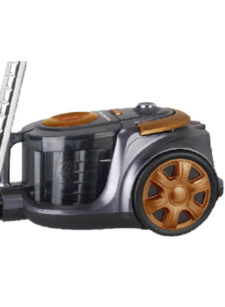 REBUNE Bagless Vacuum Cleaner, Powerful Suction, 3 L 2000 W RE-9-031 Gold - Image 3