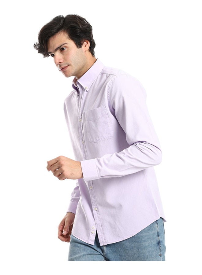Andora Button Down Collar Long Sleeves Shirt  - Image 4