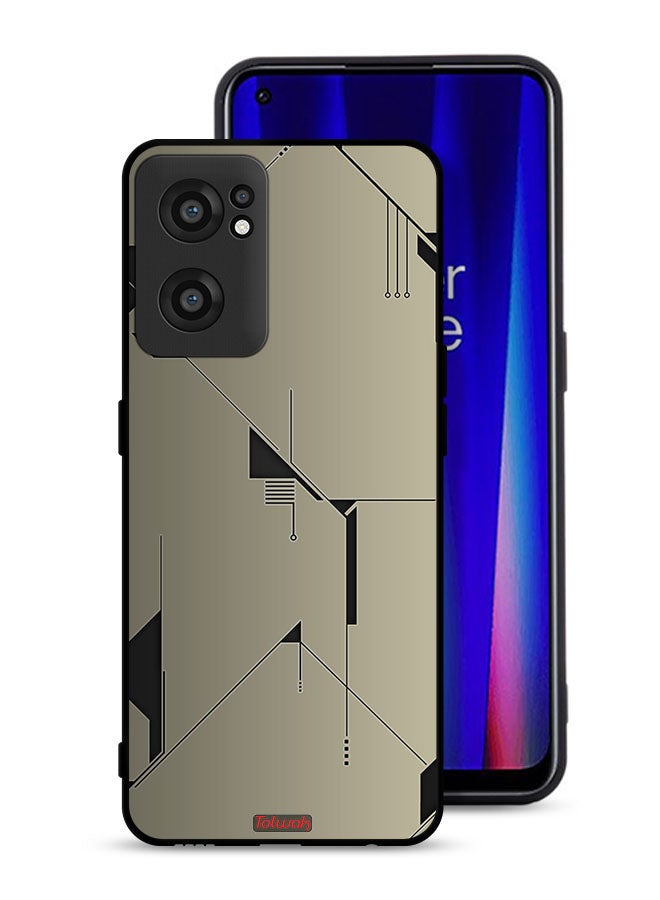 Tolwak OnePlus Nord CE 2 5G Protective Case Cover Minimalism Abstract Digital Art - Image 1