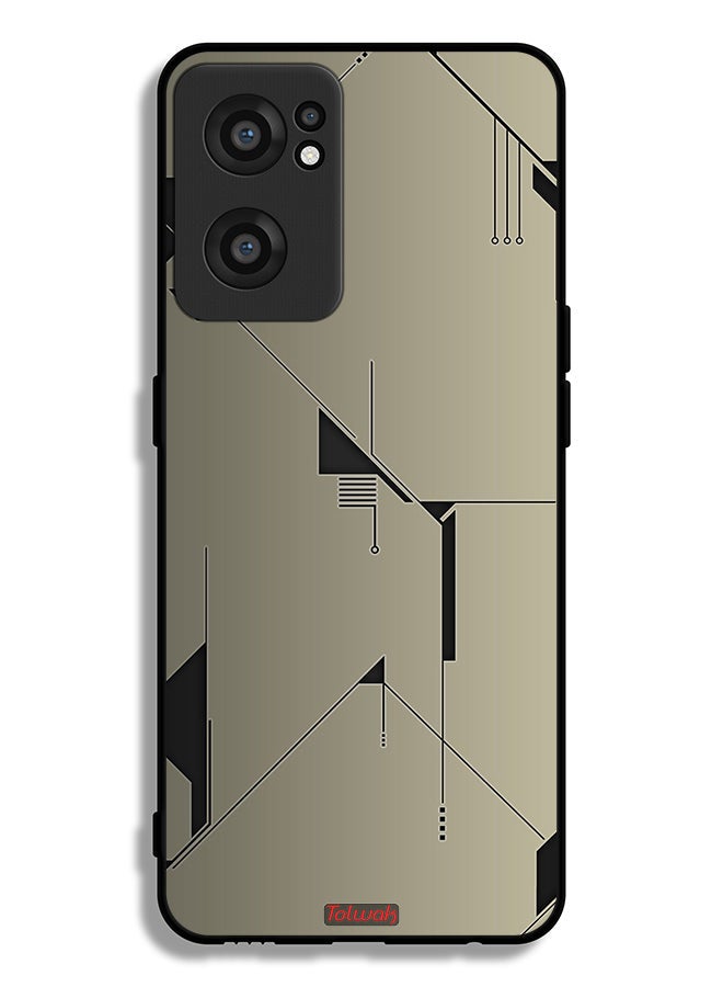 Tolwak OnePlus Nord CE 2 5G Protective Case Cover Minimalism Abstract Digital Art - Image 2