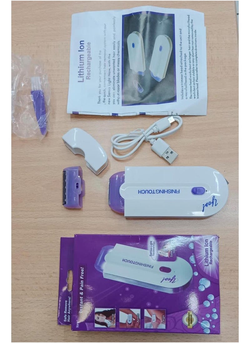 finishing touch Rechargeable Finishing Touch All Body Facial Hair Remover White  - Image 2