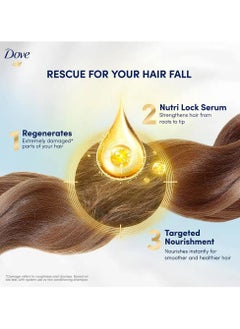Dove Dove Conditioner  Nourishing Oil Care Nourishment For Dry Frizzy Hair 350Ml  - Image 4