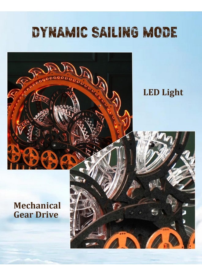 RoWood 3D Puzzles For Adults,Viking Dragon Ship Model Kit,18 Inch Diy Wooden 3D Puzzle,Assembly Time 3H,Awesome Gifts For Adults - Image 4