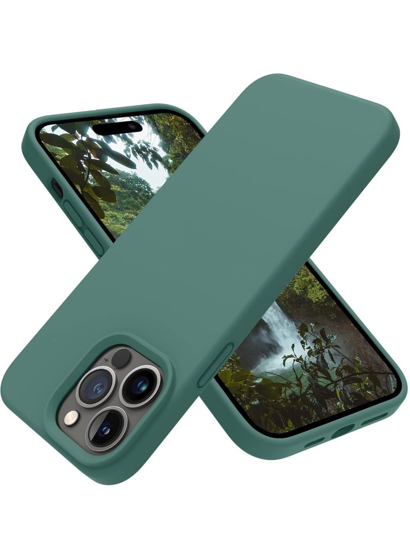 Liquid Silicone Case for iP 16 Pro Max – Soft Touch, Shockproof, Anti-Scratch Protective Phone Cover with Microfiber Lining – Full-Body Protection - Image 1