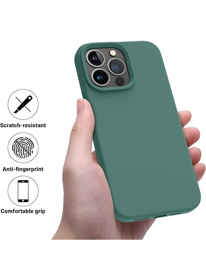 Liquid Silicone Case for iP 16 Pro Max – Soft Touch, Shockproof, Anti-Scratch Protective Phone Cover with Microfiber Lining – Full-Body Protection - Image 2