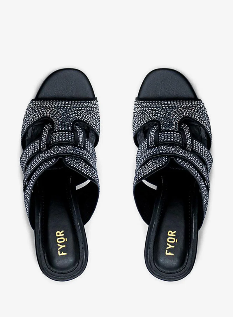 Fyor  Sequins Mule Sandal BVL 023 for Women | Best Price UAE