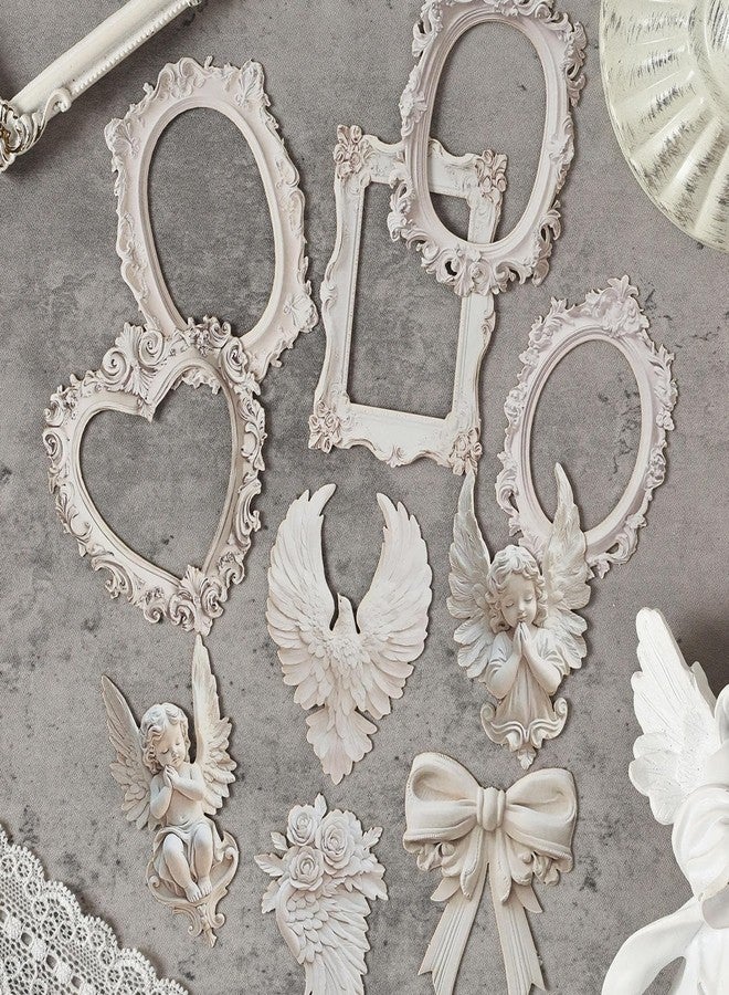 SAMVARDHAN 3D Rococo & Baroque Picture Frame Stickers, 40 Pcs Vintage Victorian Border Embellishments for Journaling, Scrapbooking, DIY Crafts & Photo Collage, Pack of 4 - Image 5