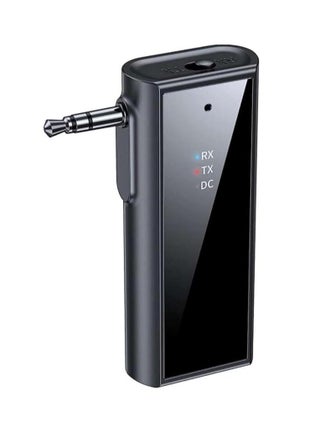 Yesido YAU41 Bluetooth Audio Adapter (TX+RX), 5.0 Version, 10 Hours Playback, TF Card Music Playback, Transmitter & Receiver Modes, Rechargeable, Black - pzsku/ZFFAF20AFFC367FE26697Z/45/_/1736666418/3a0f2dcc-edcb-41f1-bc42-4d534a176aee