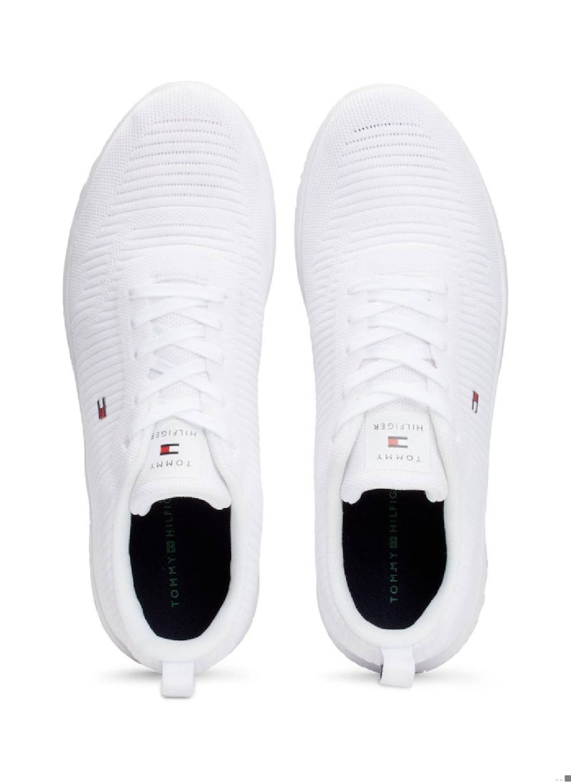 Men's Signature Knitted Trainers - Polyester, White - pzsku/ZFFAF2241C606AB1576F7Z/45/_/1738058209/d5303a51-51bf-4bf0-adfc-d56733d600c7